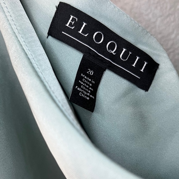 Eloquii One Shoulder Bias Cut Dress - Size 20 - New With Tags - Picture 3 of 5